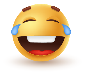 emojis riza llorando