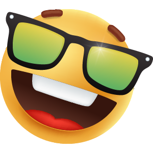 emojis gafas